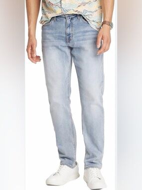 Goodfellow & Co Total Flex Light Wash Men’s Slim Straight Jeans Size 34x32